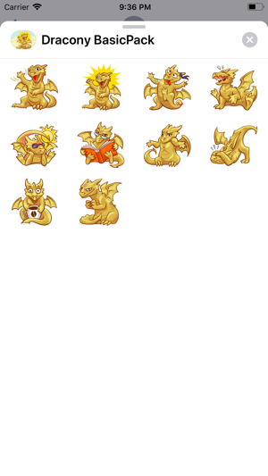 Dracony Stickers BasicPack