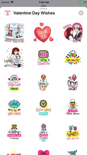 Valentine Day Wishes Stickers(圖4)-速報App