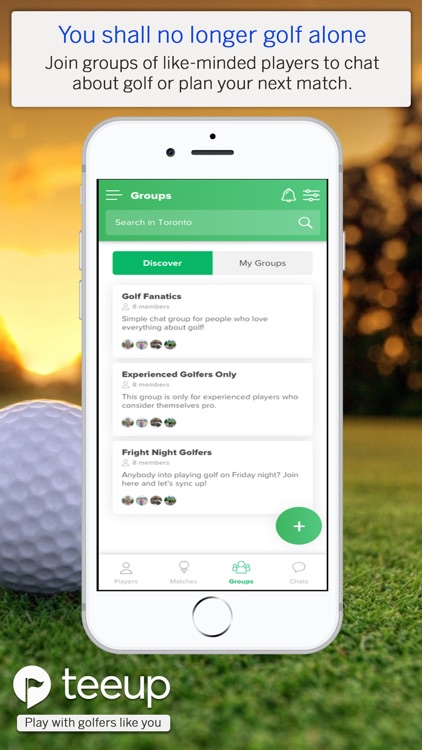 Tee Up - Find Golf Partners