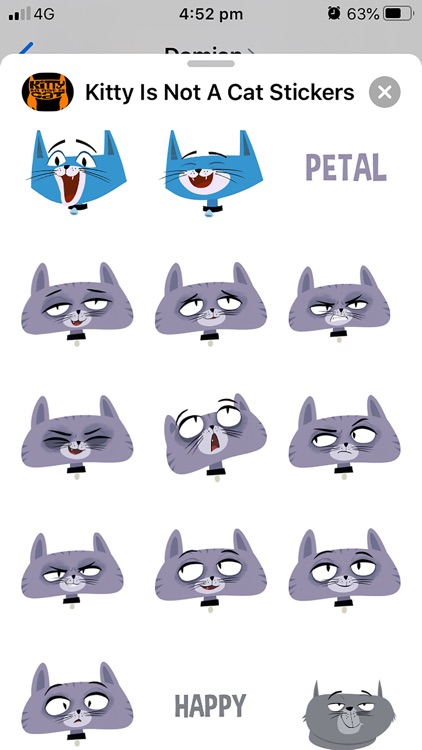 Kitty Is Not A Cat Stickers screenshot-6