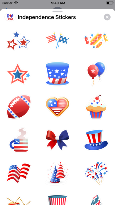 4th of July Stickers ⋆ screenshot 3