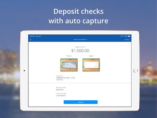 iPad Image of Chase Mobile®