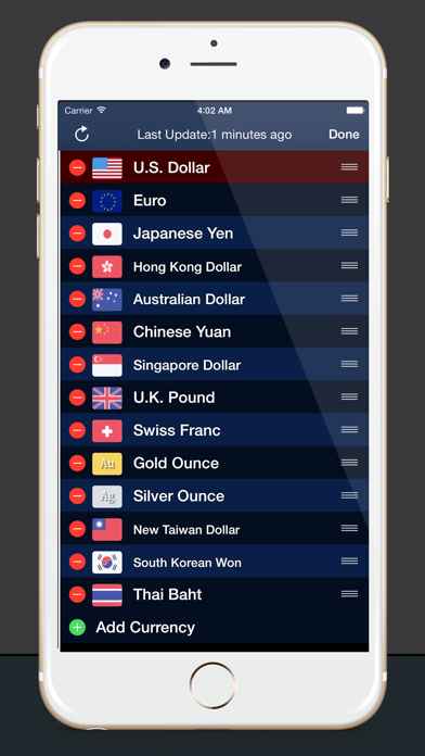 Currency Exchange Rates Screenshot 4