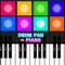 Have fun with our lovely music maker app in Drum Beat & Piano Teacher free sequencer and beat-mixer simulator