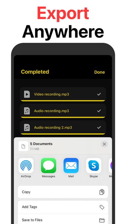 MP3 Converter: Audio converter screenshot-4