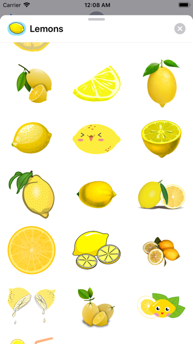 Lemony Lemon Stickers screenshot 3