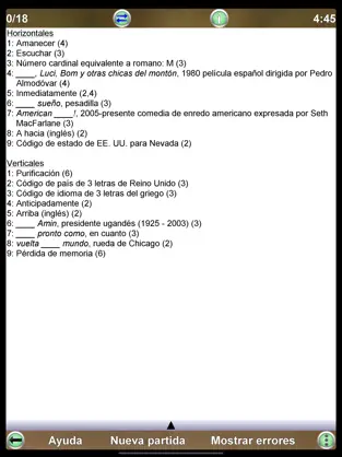 Captura de Pantalla 5 Crucigrama Español iphone