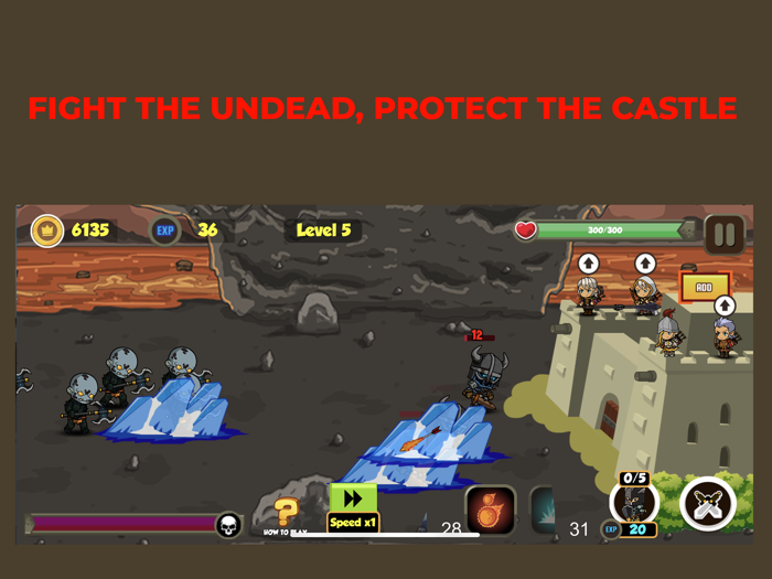 Elves Vs Undead Castle Defense