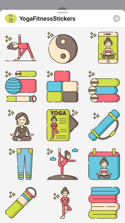 Yoga & Fitness Stickers screenshot-4