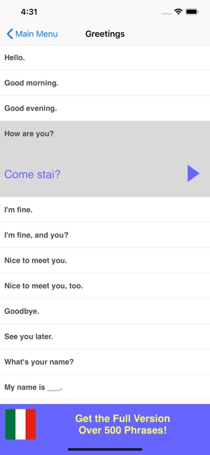 Speak Italian Phrasebook Lite(圖2)-速報App
