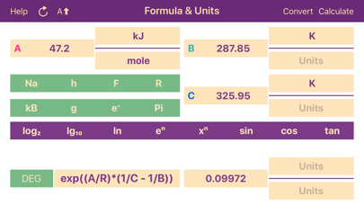 How to cancel & delete Formula & Units from iphone & ipad 3