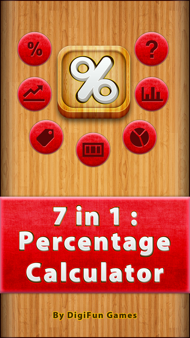 Screenshot #1 pour 7 in 1 : Percentage Calculator