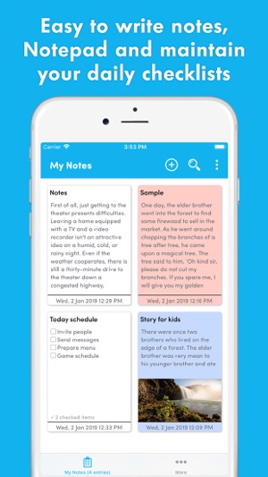 My Notes - Notepad, Checklists(圖1)-速報App