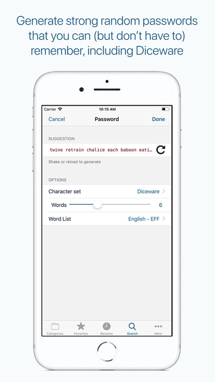 Codebook Password Manager