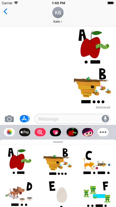 How to cancel & delete As Easy As Morse Stickers Pack from iphone & ipad 1
