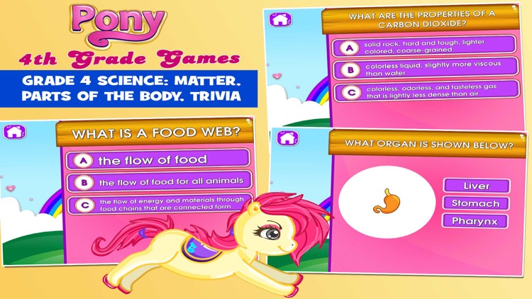 Fourth Grade Pony School Games screenshot-3