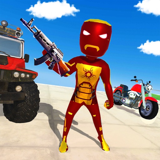 Iron Stickman Superhero Fight iOS App