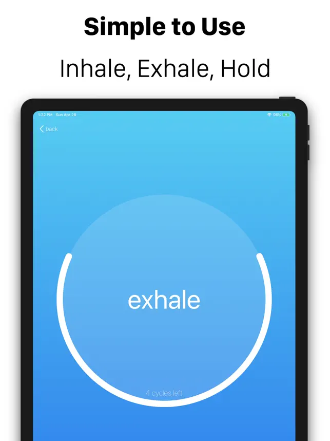 Captura 3 iBreathe – Relax and Breathe iphone