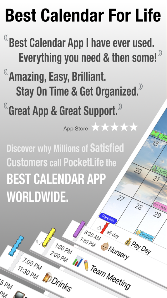 PocketLife Calendar by OvalKey Ltd. (iOS Apps) — AppAgg