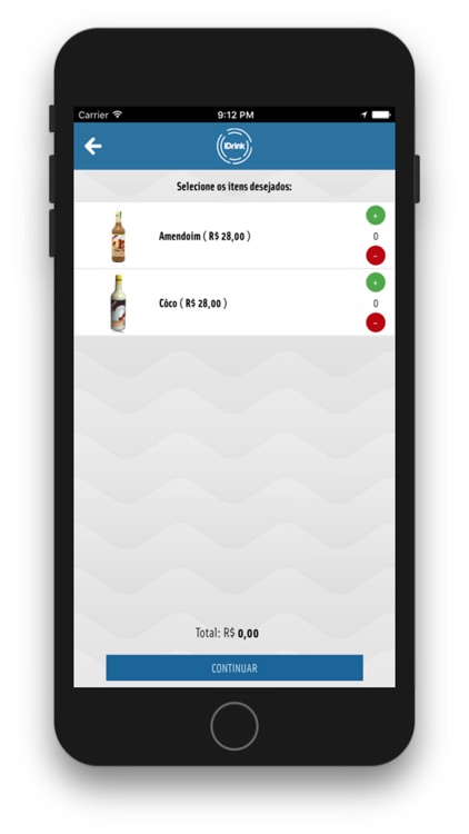 iDrink - Aplicativo Delivery