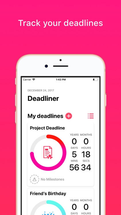 Deadline Manager Unlimited screenshot-0