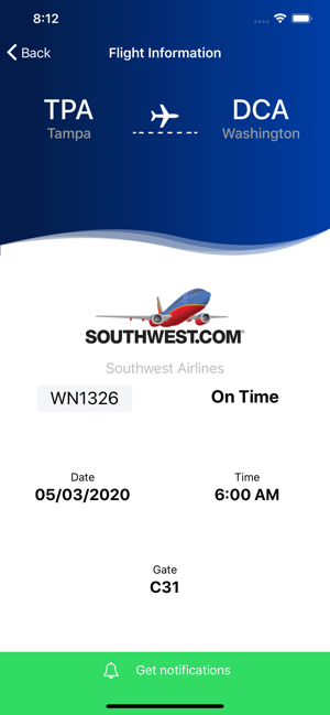 Tampa Airport, TPA Flight info(圖1)-速報App