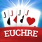 Euchre is a classic trick-taking card game, similar to Spades and Hearts
