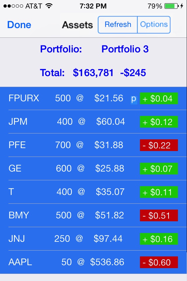 Stock Position screenshot 2