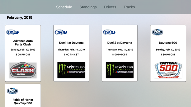 Racing Schedule - for NASCAR(圖1)-速報App