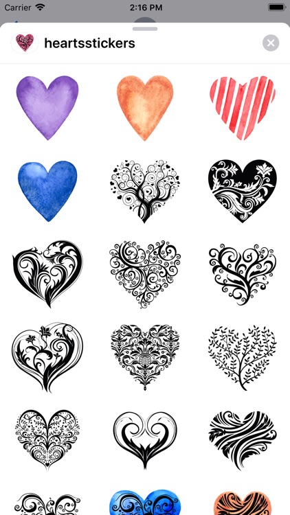 Heart Sticker Collection