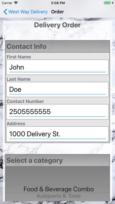 West Way Delivery screenshot 2