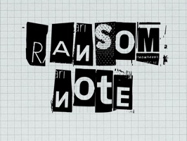 Ransom Note - Stickers