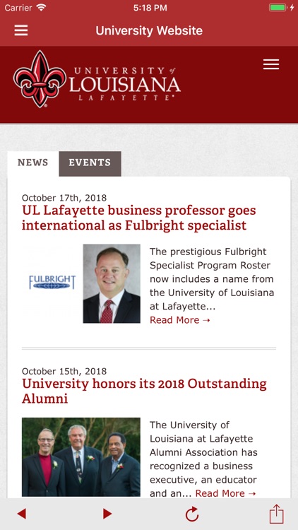 UL Lafayette screenshot-5