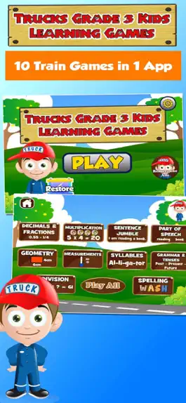 Game screenshot Trucks Third Grade Games mod apk