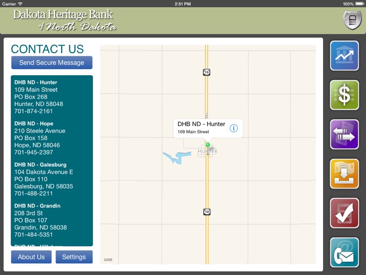 Dakota Heritage Bank ND Tablet screenshot-4