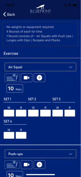 Game screenshot Blueprint Health & Fitness apk