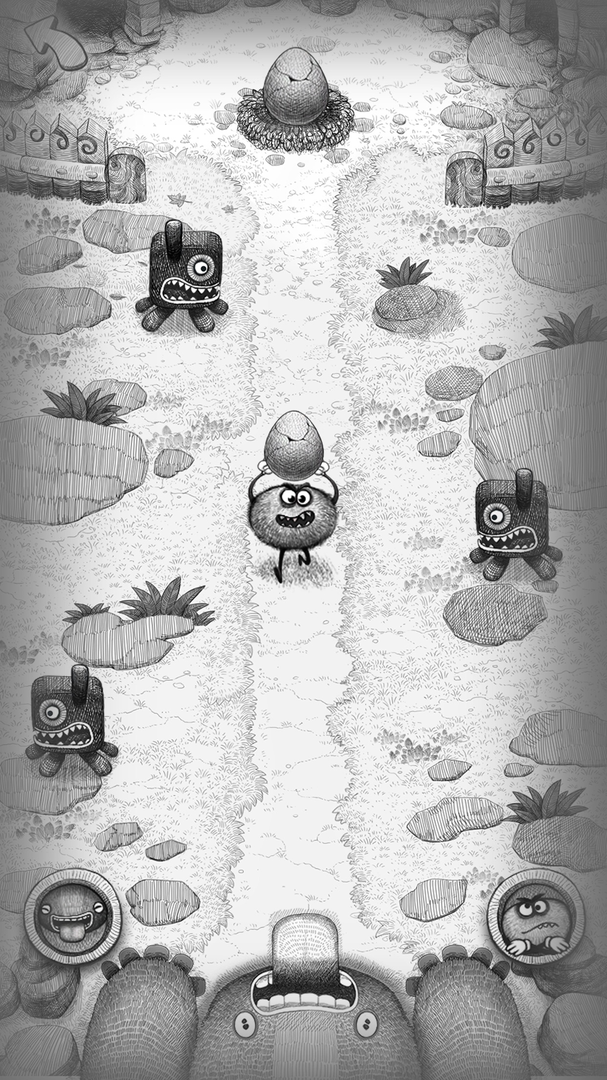 Screenshot do app Bad Hungry Monster