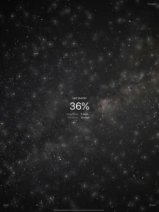Captura de Pantalla 2 MOON - Current Moon Phase iphone