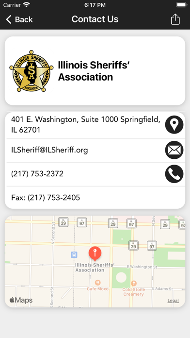 Illinois Sheriffs' Association screenshot 2