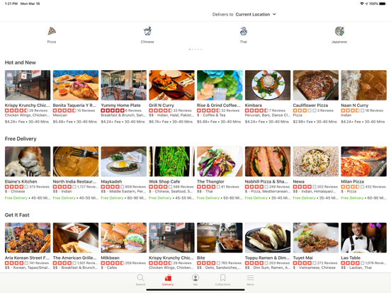 iPad Image of Yelp Food, Delivery & Services