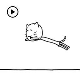 Animated Stick Cat Stickers