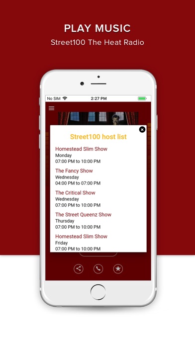 Street100 the Heat Radio screenshot 2