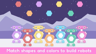 Robot Games Shapes and Colors screenshot 2
