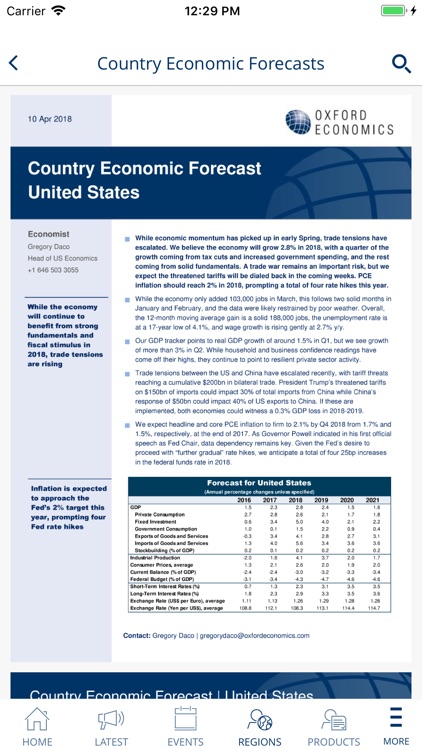 Oxford Economics App screenshot-5