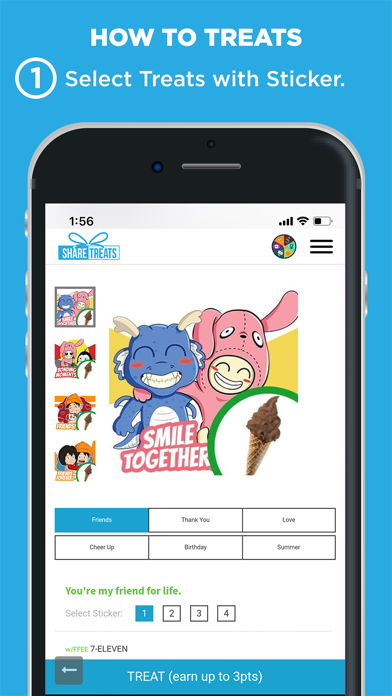 How to cancel & delete SHARE TREATS from iphone & ipad 3