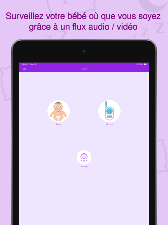 Screenshot #4 pour iSitter - Moniteur vidéo bébé