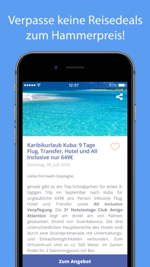 Urlaubstracker Schnäppchen(圖4)-速報App