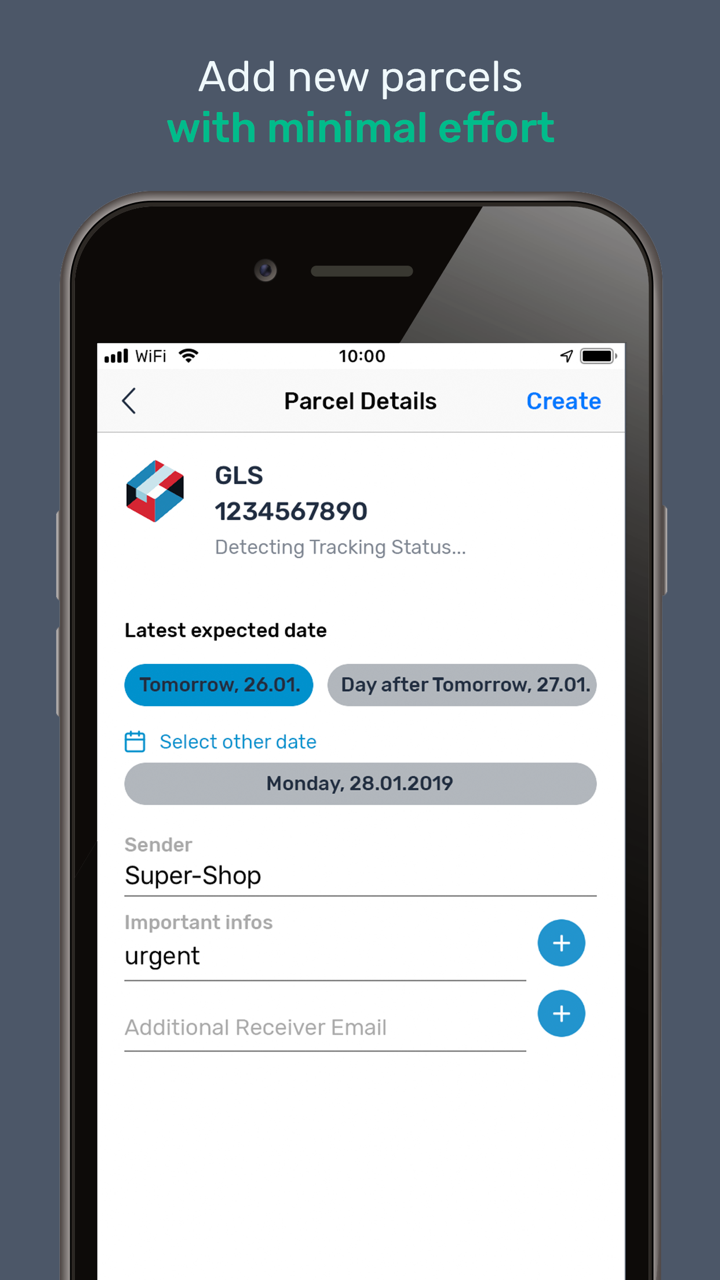 Packenda! Administrar paquetes screenshot 4