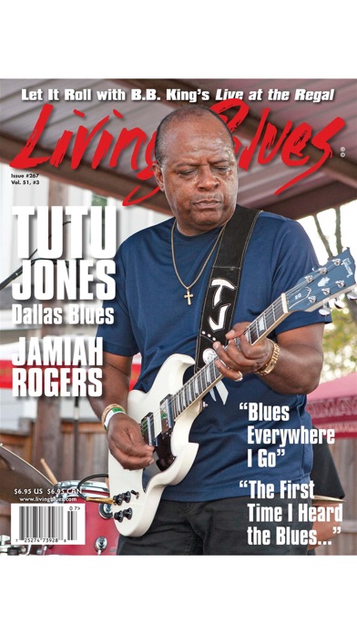LIVING BLUES MAGAZINE screenshot1