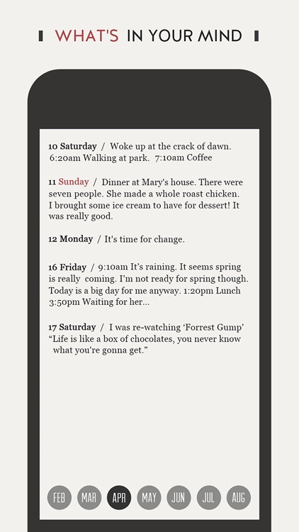 DayGram - One line a day diary screenshot-3
